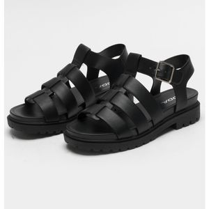 SODA Caged Ankle Strap Womens Sandals